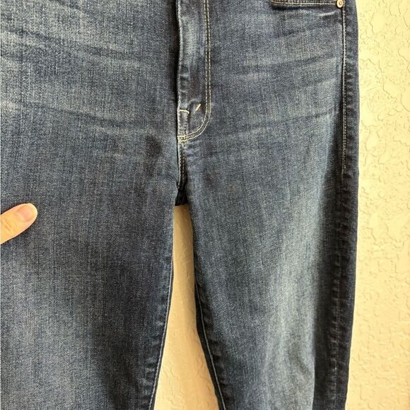 Mother High Waisted Looker Ankle Fray Cat Attack Skinny Jeans Size 26 - Picture 6 of 6